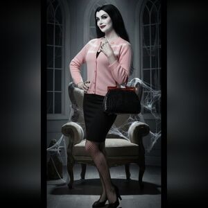 Vintage 50s Handmade Knit Sweater